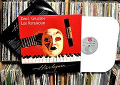Dave Grusin & Lee Ritenour “Harlequin” 1985 GRP LP (1st press/EX/15000 feed/VPI)