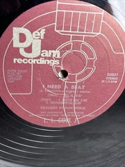 Vtg LOT Of 5 DEF JAM Vinyl Recordings Jassy Jay LL Cool J Hollis Crew 80s 90s