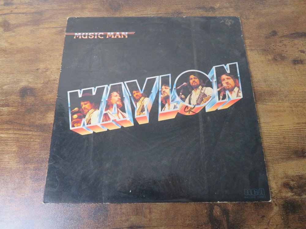 Waylon Jennings – Music Man – 1980 RCA Records AHL1-3602 Country Vinyl LP
