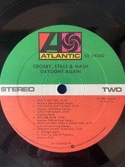 Crosby Stills & Nash DAYLIGHT AGAIN Vinyl LP Album 1982 US 1st Pressing AR