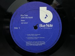 John Coltrane “Blue Train” Bebop Jazz Vinyl LP Record BST 81577 RVG in Shrink