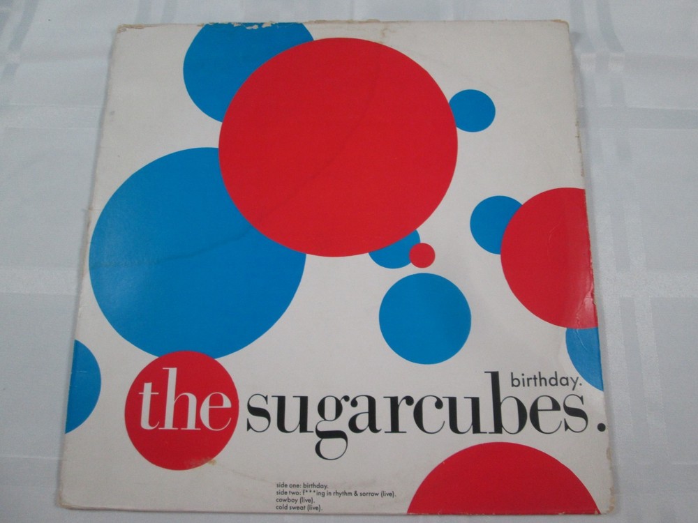 Sugarcubes – Birthday 12″ Vinyl 1988 One Little Indian Leftfield/Indie Rock