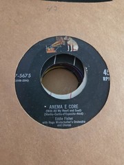 Lot Of Ten 45-RPM Vinyl Record 1950s