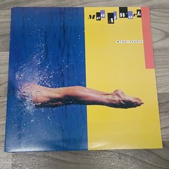 MEN AT WORK LP TWO HEARTS COLUMBIA FC 40078 1985 Gatefold Vinyl Record