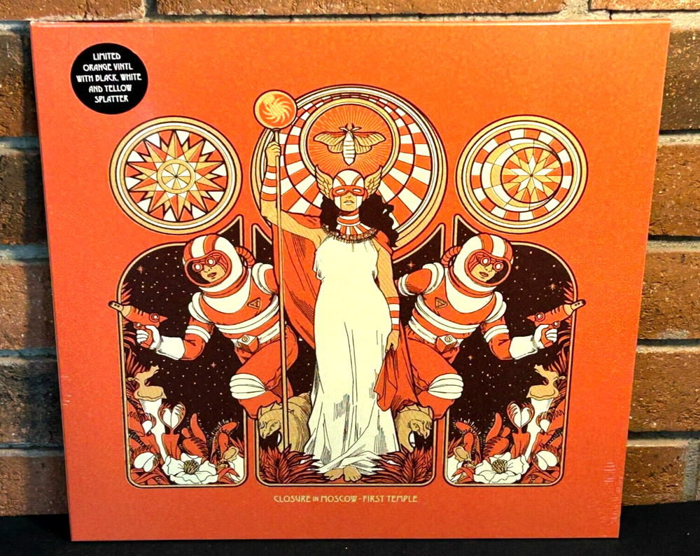 CLOSURE IN MOSCOW – First Temple, Ltd ORANGE SPLATTER COLORED VINYL LP Sealed!
