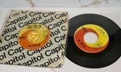 Vintage Beatles 45 Record Lot w/ 20 Singles & Carrying Case Capitol Records