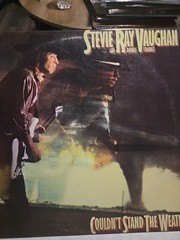 Vintage 1984 STEVIE RAY VAUGHAN Record Album COULDNT STAND THE WEATHER