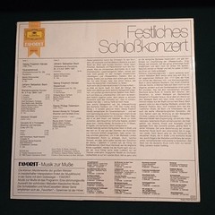 Festliches Schloßkonzert (1980 Vinyl LP) Deutsche Grammophon 2535 642 Stereo