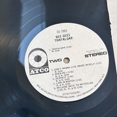 (NM) THE BEE GEES “Trafalgar” LP DJ 1971 WLP White Label Promo 1st OG Press ATCO