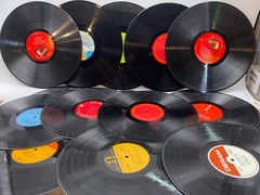 Lot Of 20 12-inch Vinyl Records For Crafts And Decoration Artwork Crafting