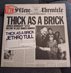 Jethro Tull White Label Promo Thick As A Brick Reprise Records MS 2072