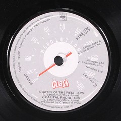 CLASH: the cost of living e.p. CBS 7″ Single 45 RPM United Kingdom