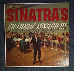 Frank Sinatra -Swingin’ Session! -VG+ 1961 Vocal Jazz Capitol W-1491 Slev MONO