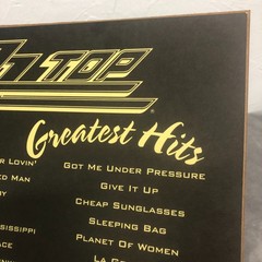 ZZ TOP – GREATEST HITS – 2 Sided Promotional 1992 POSTER FLAT 12″ X 12″ – (F123)