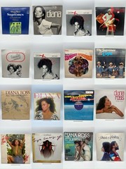 Diana Ross & The Supremes Vinyl Record 12” LP Lot Of 16 Motown Funk Soul Disco