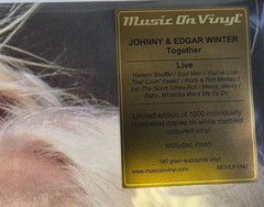 Johnny & Edgar Winter Together LP Album vinyl record limited white numbered 2025