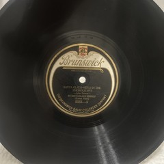 Mint 1920s Christmas 78 Rpm Record Santa Claus Hides In Phonograph Archive