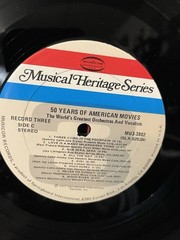 50 YEARS OF AMERICAN MOVIES DELUXE 3 LP BOX SET Collectors Set