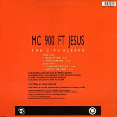 MC 900 Ft Jesus – The City Sleeps (12″) (Near Mint (NM or M-)) – Nettwerk Europe