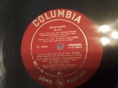 33 1/3 rpm EP ~ “Popular Favorites, Vol. 8” Original Artists – Columbia. T