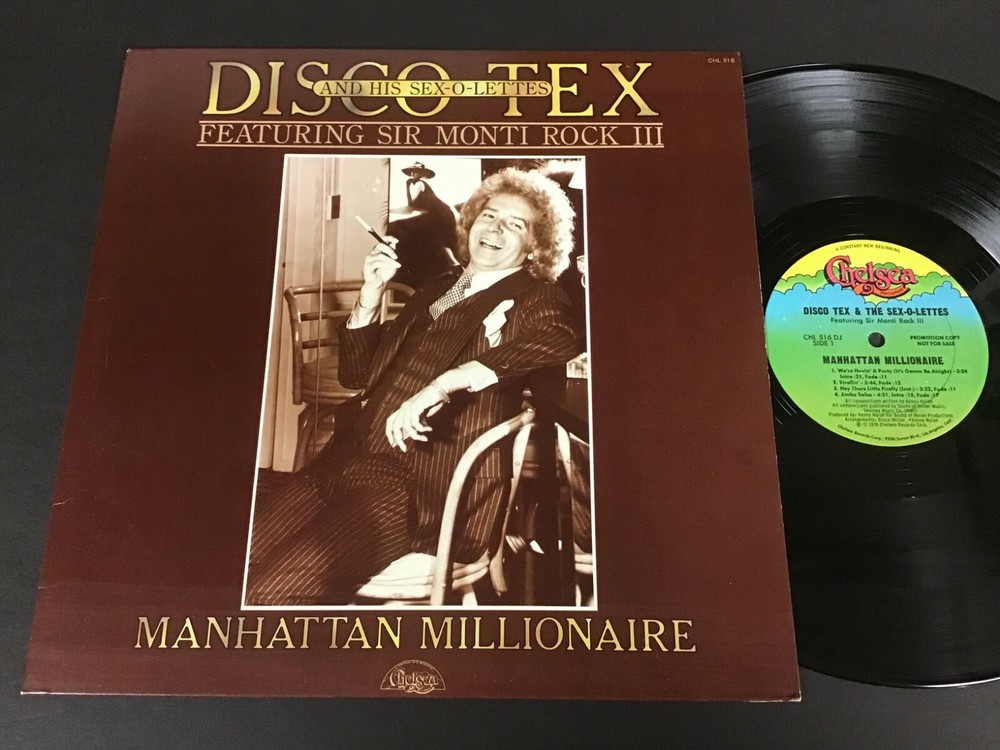 Disco Tex & His Sex-O-Lettes Feat. Sir Monti Rock III – Manhattan Millionaire LP
