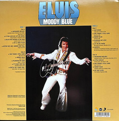 ELVIS Presley DEFINITIVE MOODY BLUE SET FTD 2LP GOLD SPARKLE + #’d PROMO GOLD 45