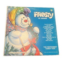 Vintage Frosty The Snowman Vinyl LP Peppermint Kandy Kids Peter Pan Records 8108