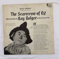 Vintage 1965 Disney The Scarecrow of Oz Ray Bolger LP Story Book ST-3930 VG