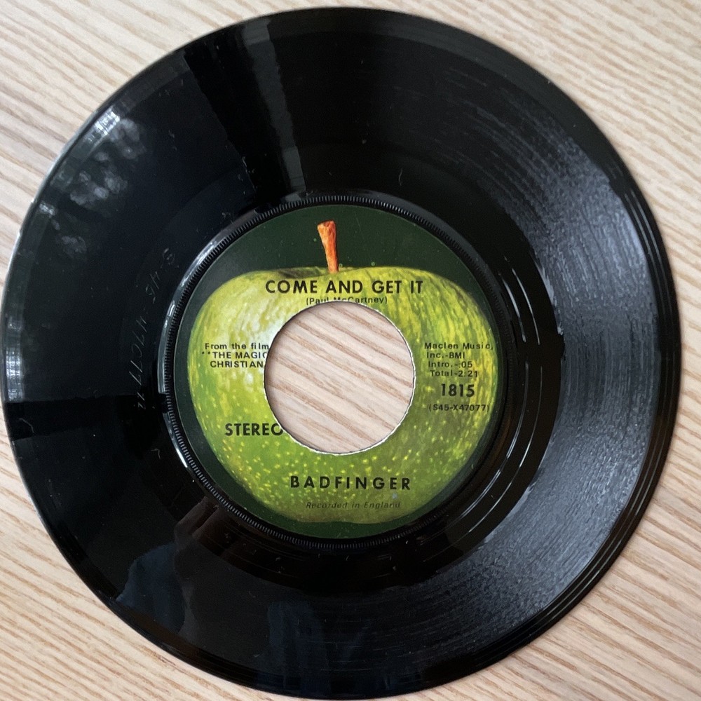 Badfinger – Come and Get It/Rock of All Ages 7″ 45 RPM Apple 1815