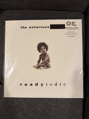 NOTORIOUS BIG Ready to Die – NM 2 x LP – Vinyl Me Please Red Black Splatter
