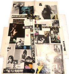 The Beatles The White Album 2x LP Orange label w poster &bonus paper photo Nm