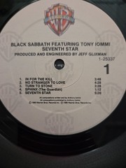 Black Sabbath Feat. Tony Iommi Seventh Star Vinyl. Original Wrapping!