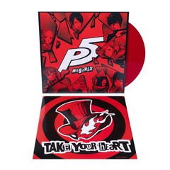PERSONA 5 – Soundtrack, Limited 1st Press RED COLORED VINYL LP New & Sealed!