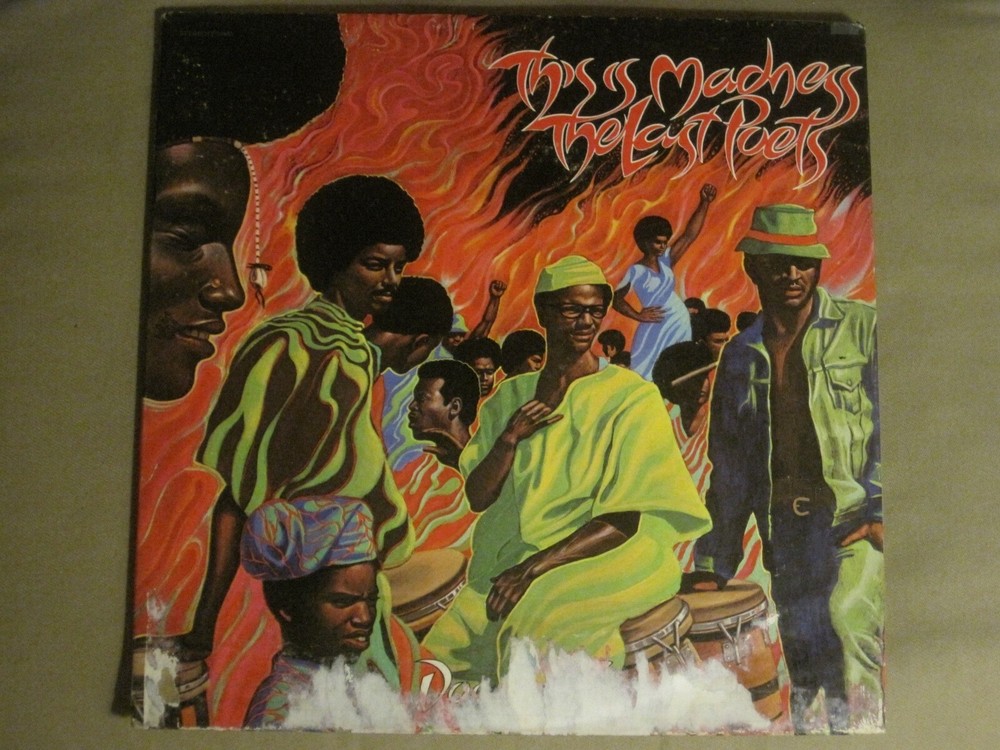 THE LAST POETS THIS IS MADNESS LP ’71 DOUGLAS Z-30583 JAZZ FUNK SPOKEN WORD VG