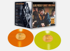 Elvis Presley Sunset Boulevard Graceland Exclusive Sealed Orange Yellow 2 LP