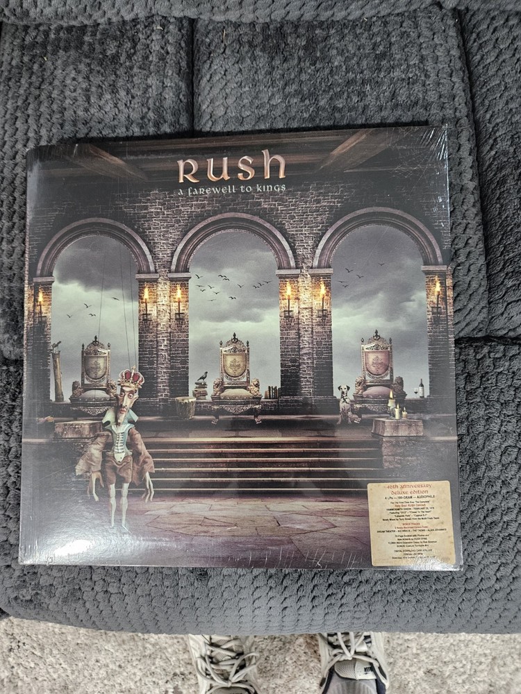 SEALED A Farewell to Kings (40th Anniversary DELUXE Ed) Rush (LP, 2017) SEALED