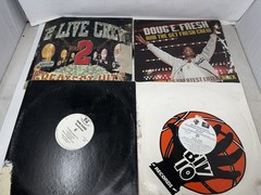 Large Lot Collection 1980s/1990s Rap Hip Hop Promo Vinyl Singles 22 12″ Discs
