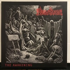 Merciless – The Awakening LP 2023 Osmose Productions OPLP087half [Black/Red] NEW