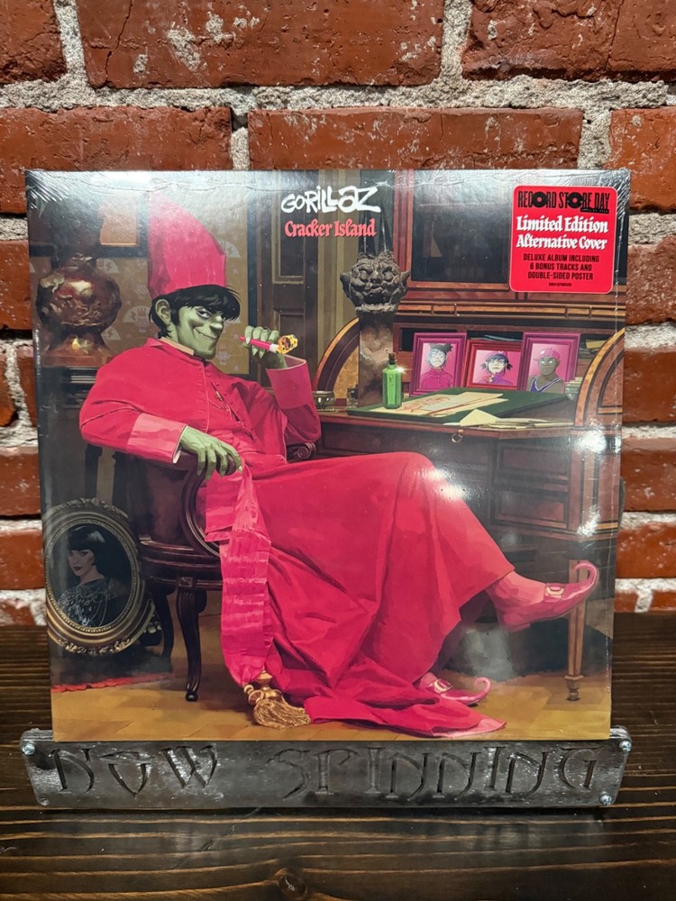 GORILLAZ: Cracker Island 2LP RSD 2024 Alternate Cover /8500 Pink Magenta Vinyl