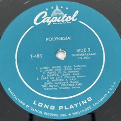 The Royal Polynesians Polynesia Lp 1954 Original Ultrasonic Clean VG Strong/VG