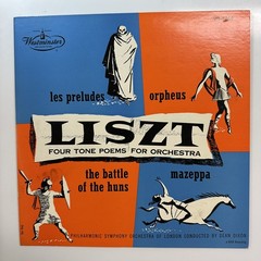 Four Tone Poems For Orchestra LP Vinyl Record Liszt Westminster WL 5269 Dixon