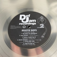 Beastie Boys Licensed to Ill Def Jam 2020 Clear LP Walmart EX Hip Hop