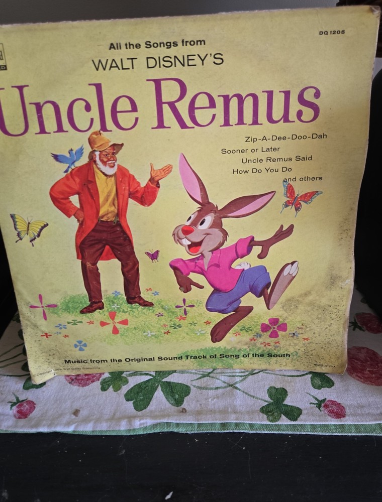 Walt Disney’s, “UNCLE REMUS”, Disneyland LP, Soundtrack, 33RPM, Z