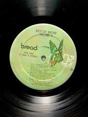 BREAD “The Best of Bread Volume Two” Vinyl LP Elektra Records 7E-1005 Stereo