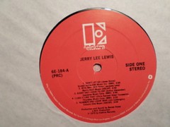 ELEKTRA LP RECORD 6E 184/JERRY LEE LEWIS/ ST/ 1979 ROCK N ROLL/JAMES BURTON/EX