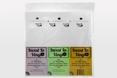 Invest In Vinyl 50 Master Sleeves Rice Paper Standard PH Meter 1492, White