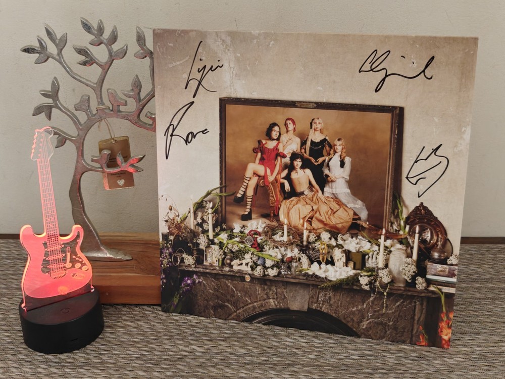 THE LAST DINNER PARTY SIGNED COVER PRELUDE TO ECSTASY RED LP