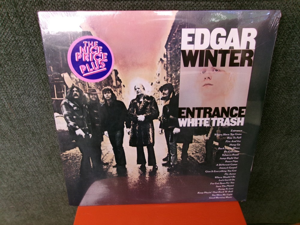 EDGAR WINTER Entrance/White Trash NOS vinyl sealed