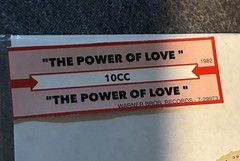 10cc The Power Of Love Vinyl 7”/ 45 Rpm PLAY TESTED Jukebox Ready! No Skips!