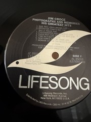 Jim Croce ‎– Photographs & Memories (His Greatest Hits) – Vinyl Record